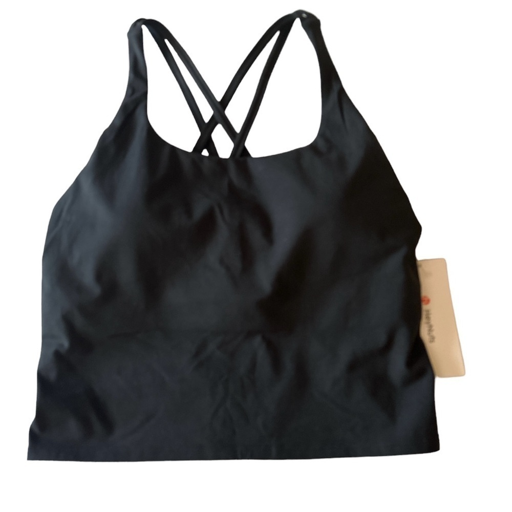 Athletic Black Support Criss Cross Bra Size B To D Cup Medium BNWT